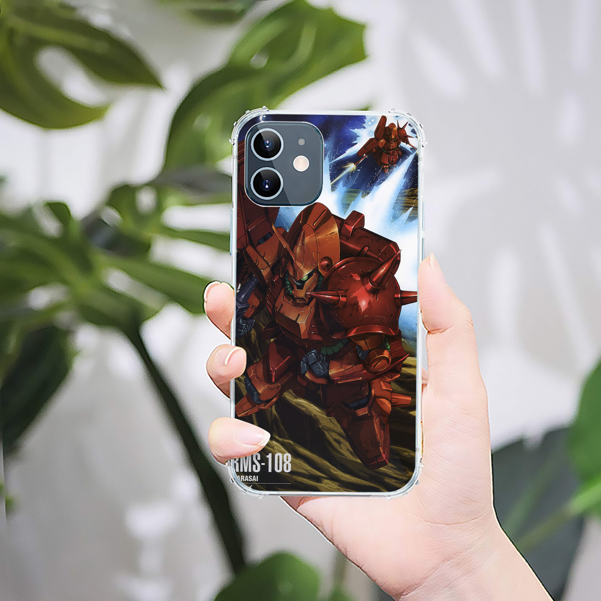 （画像用） 機動戦士ガンダム Mobile Suit Gundam 【iPhone 12シリーズ対応】透明スマホケース（クリアソフトケース）
